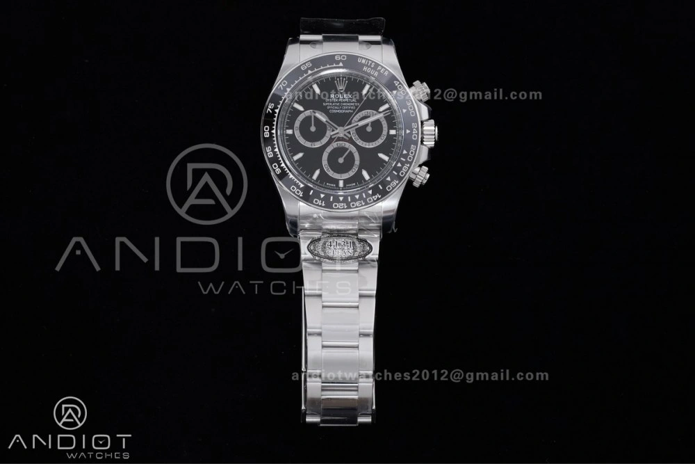 Colorful 2023 Daytona 126500 Clean 1:1 Best Edition 904L Steel Black Dial on SS Bracelet DD 489