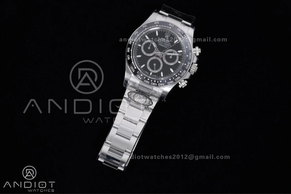 Colorful 2023 Daytona 126500 Clean 1:1 Best Edition 904L Steel Black Dial on SS Bracelet DD 489
