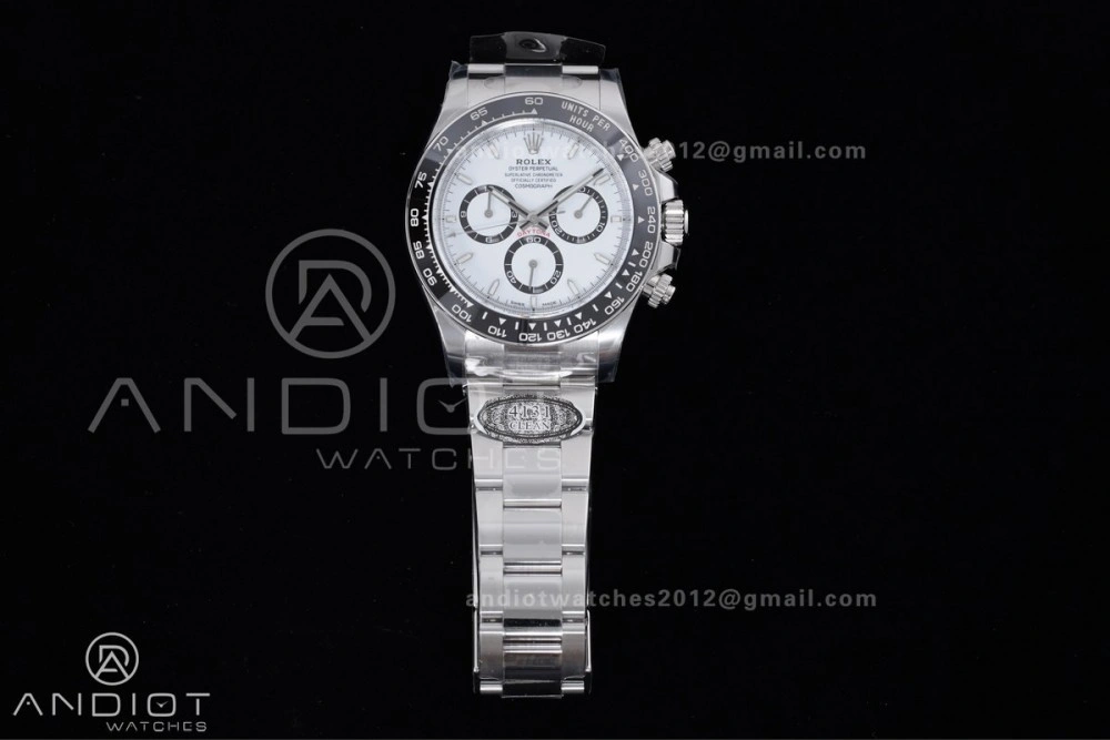 SmartChoice 2023 Daytona 126500 Clean 1:1 Best Edition 904L Steel White Dial on SS Bracelet DD 490