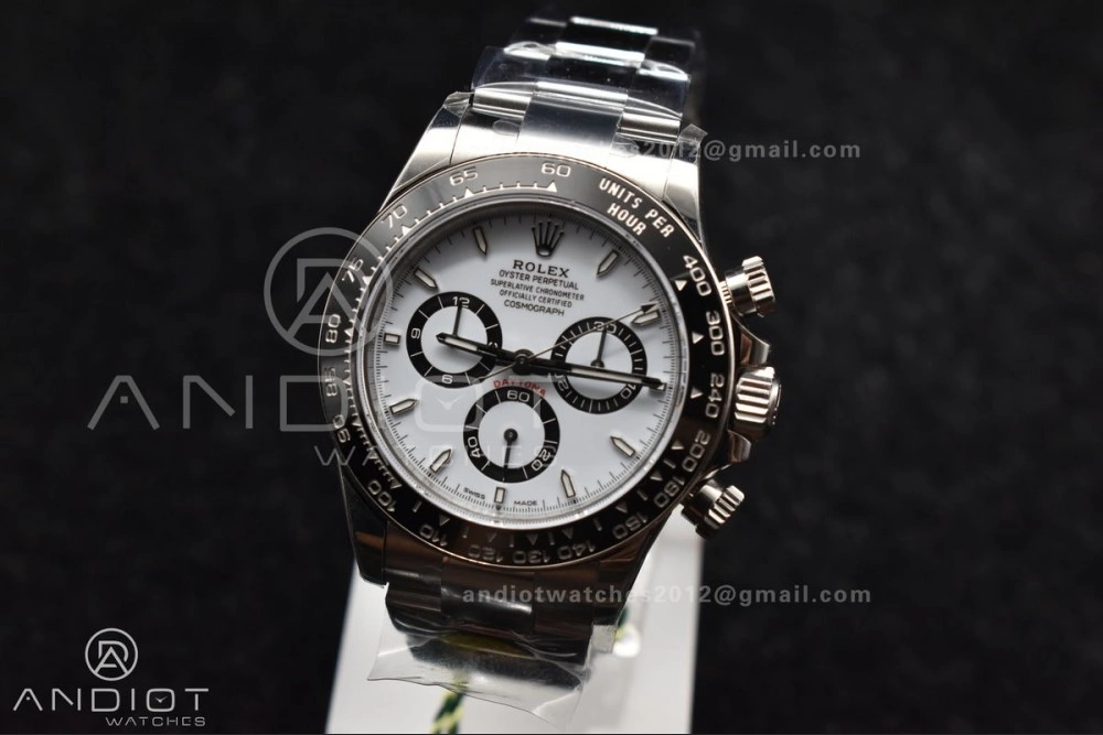 2023 Daytona 126500 ZF 1:1 Best Edition 904L SS Case and Bracelet White Dial SH WrinkleFree 495