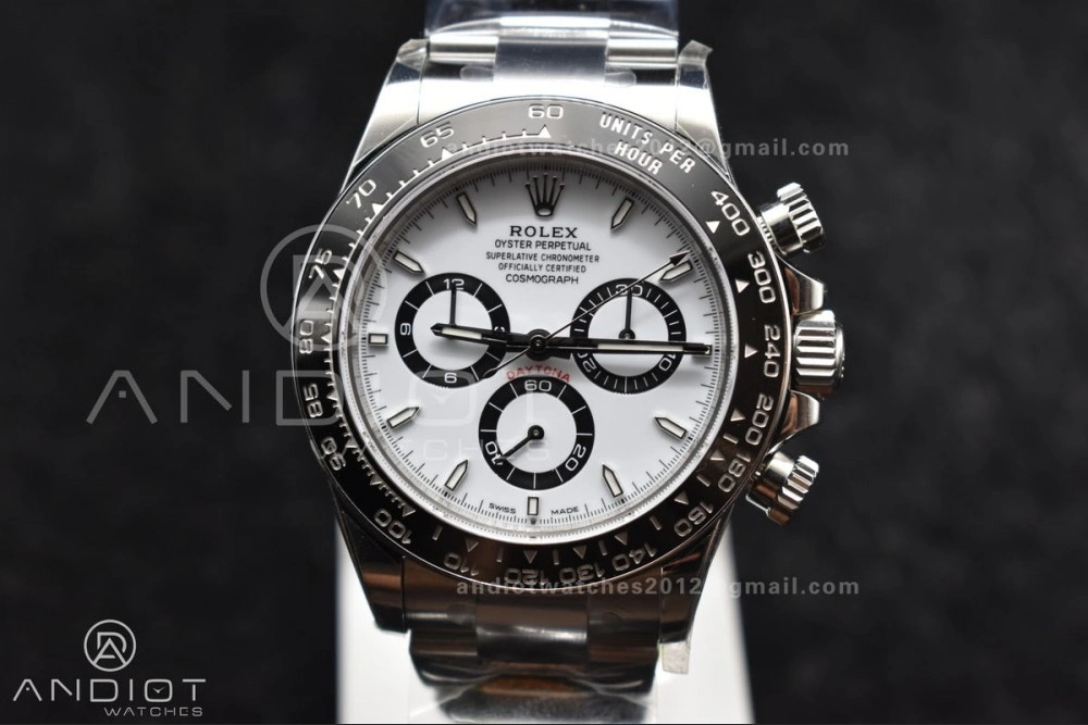 2023 Daytona 126500 ZF 1:1 Best Edition 904L SS Case and Bracelet White Dial SH WrinkleFree 495
