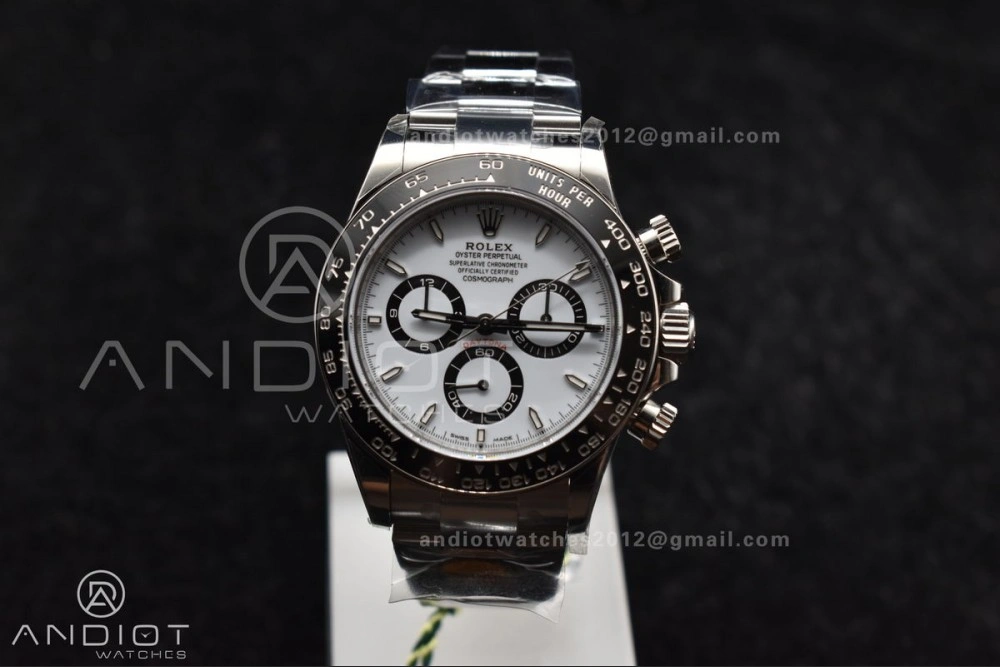 2023 Daytona 126500 ZF 1:1 Best Edition 904L SS Case and Bracelet White Dial SH WrinkleFree 495