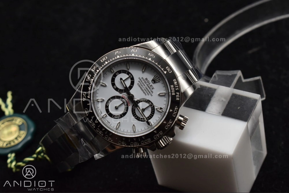 2023 Daytona 126500 ZF 1:1 Best Edition 904L SS Case and Bracelet White Dial SH WrinkleFree 495