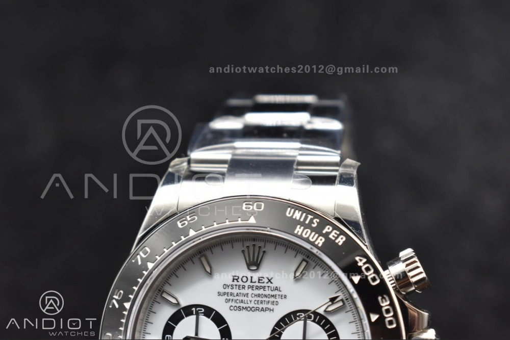 2023 Daytona 126500 ZF 1:1 Best Edition 904L SS Case and Bracelet White Dial SH WrinkleFree 495