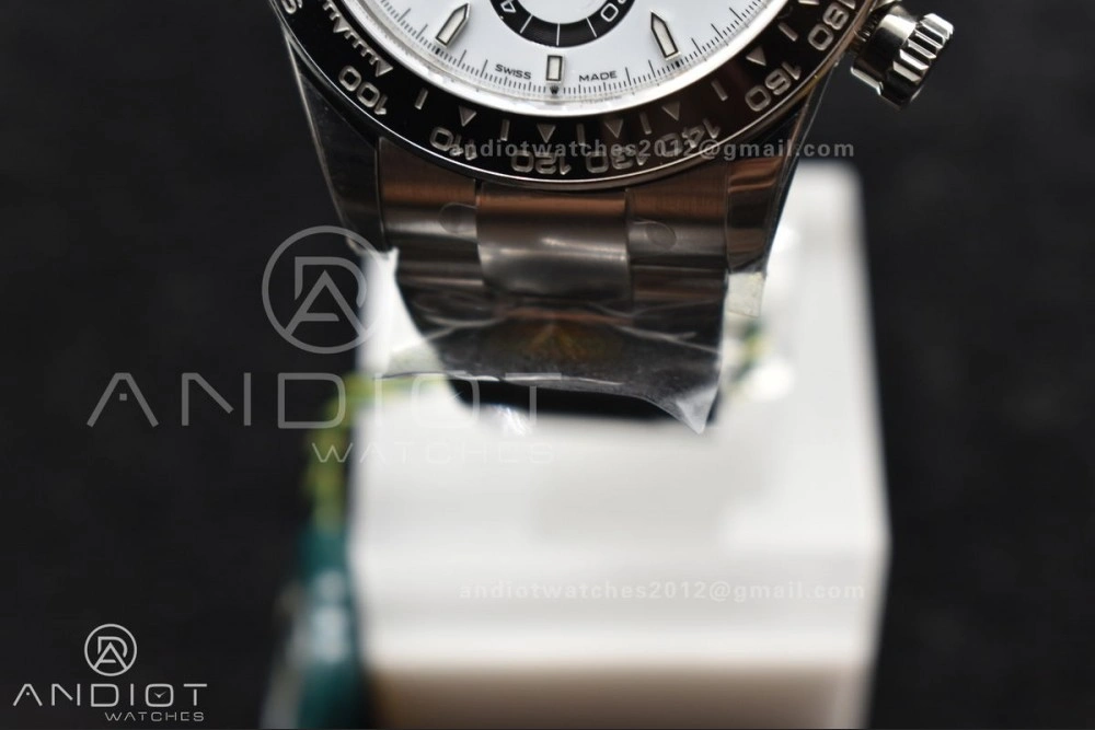 2023 Daytona 126500 ZF 1:1 Best Edition 904L SS Case and Bracelet White Dial SH WrinkleFree 495