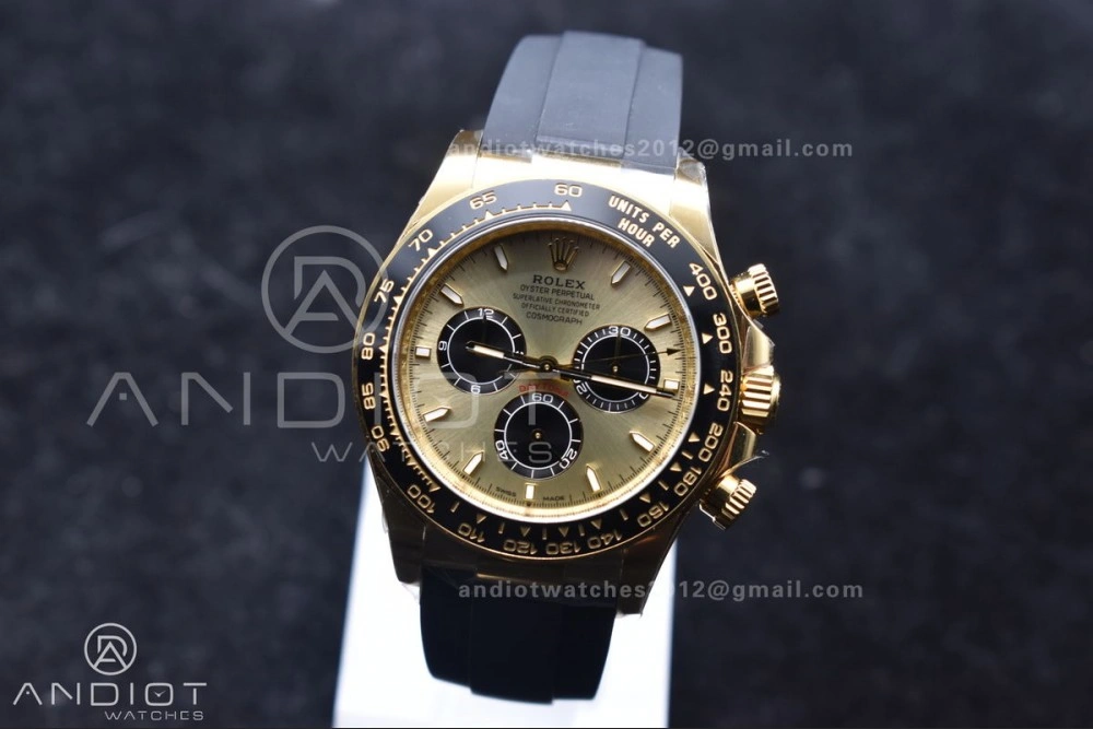 WaterResistant 2023 Daytona 126518 Clean 1:1 Best Edition YG Dial on Oysterflex Strap SH 498