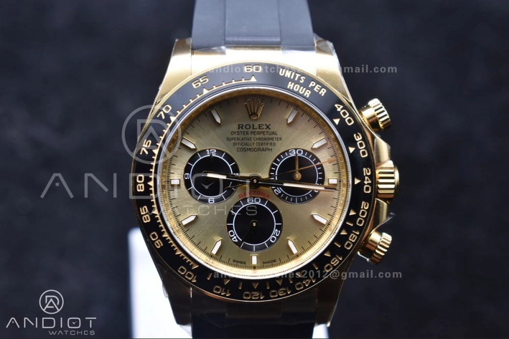 WaterResistant 2023 Daytona 126518 Clean 1:1 Best Edition YG Dial on Oysterflex Strap SH 498
