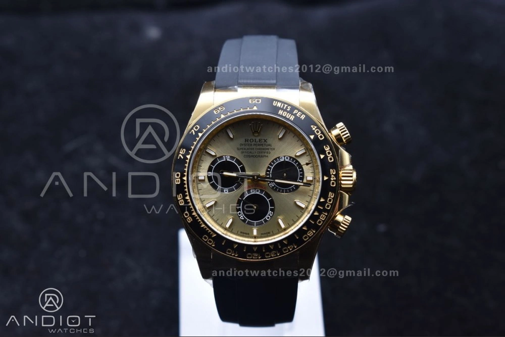 WaterResistant 2023 Daytona 126518 Clean 1:1 Best Edition YG Dial on Oysterflex Strap SH 498