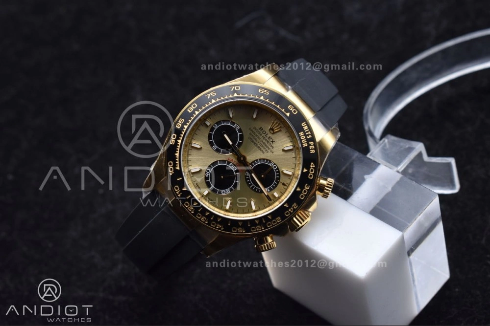 WaterResistant 2023 Daytona 126518 Clean 1:1 Best Edition YG Dial on Oysterflex Strap SH 498
