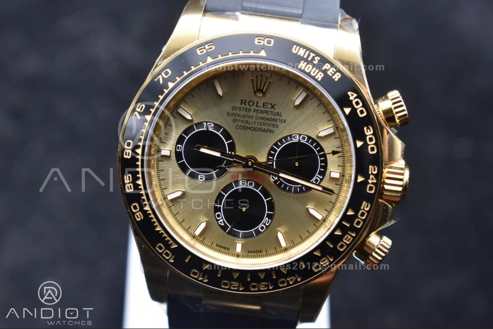 WaterResistant 2023 Daytona 126518 Clean 1:1 Best Edition YG Dial on Oysterflex Strap SH 498