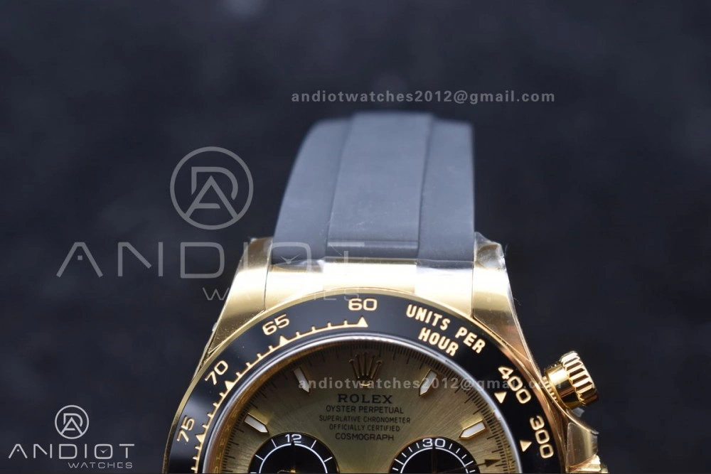 WaterResistant 2023 Daytona 126518 Clean 1:1 Best Edition YG Dial on Oysterflex Strap SH 498