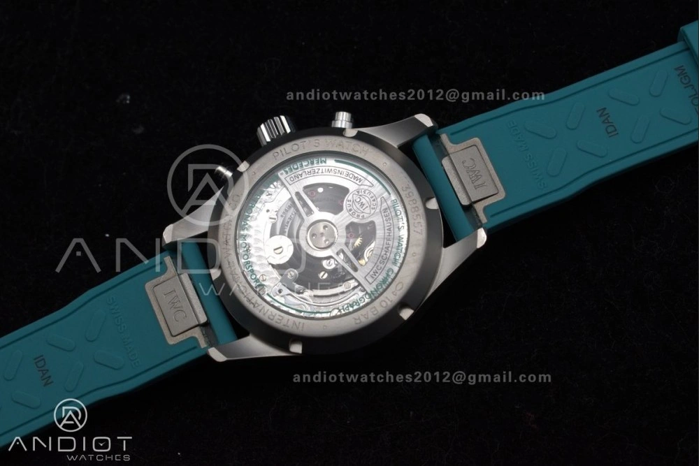 2023 TW Factory Best 1:1   IWC Chronograph IW388106 Mercedes-AMG Petronas FORMULA ONE TEAM Green Fashionable 283