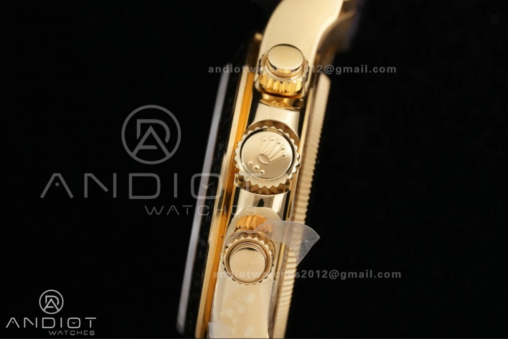 2025 Daytona 126508 QF 1:1 Best Edition Green YG Dial on YG Bracelet QF4131 V6 (Gain Weight) SmoothTexture 493