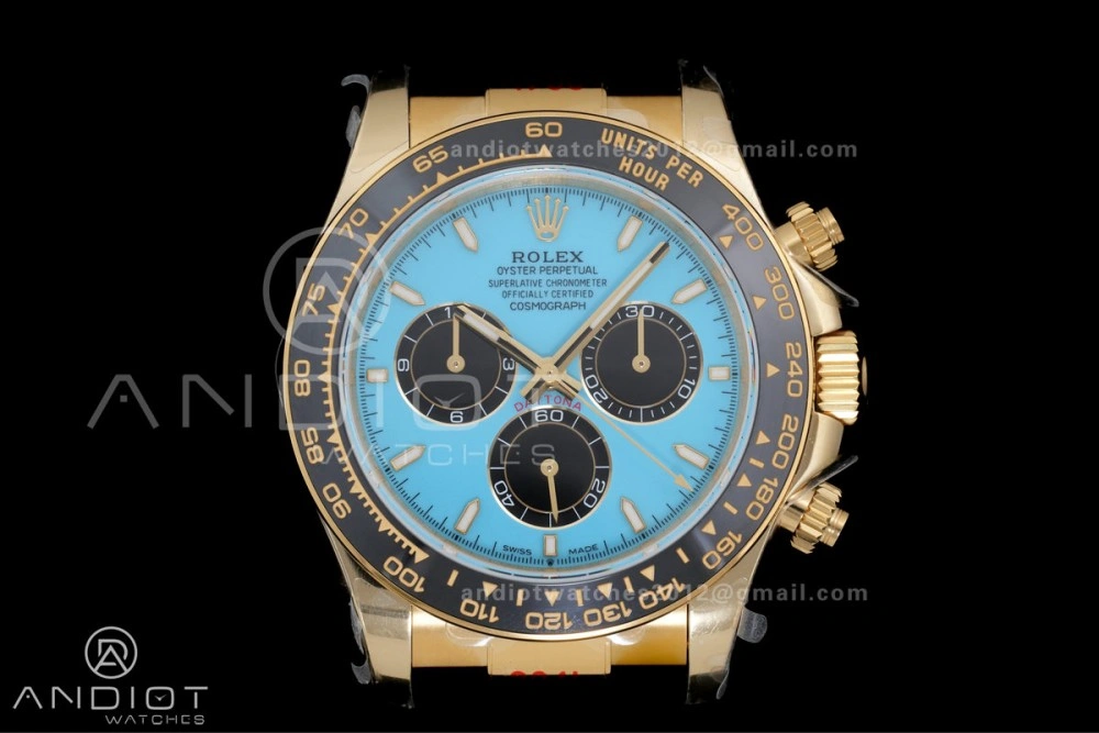 2025 Daytona 126518 QF 1:1 Best Edition Turquoise Dial on Oyster-flex Strap QF4131 V10 (Gain Weight) Comfortable 502