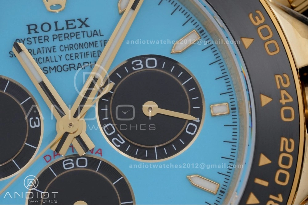 2025 Daytona 126518 QF 1:1 Best Edition Turquoise Dial on Oyster-flex Strap QF4131 V10 (Gain Weight) Comfortable 502