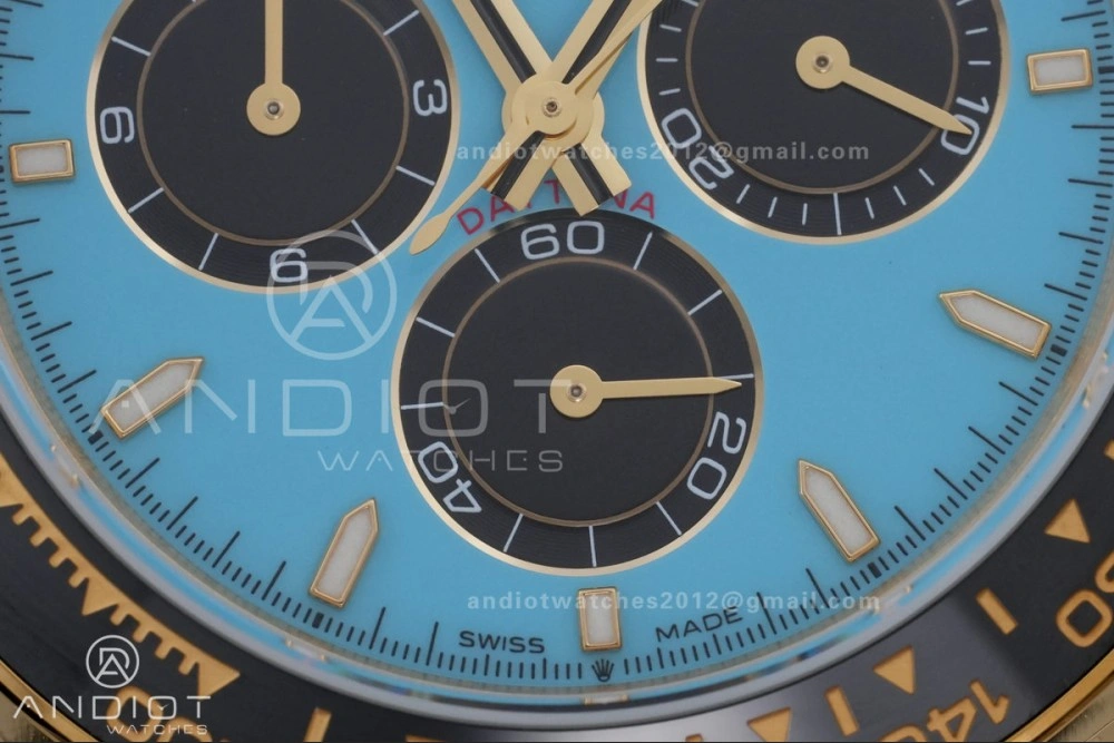 2025 Daytona 126518 QF 1:1 Best Edition Turquoise Dial on Oyster-flex Strap QF4131 V10 (Gain Weight) Comfortable 502
