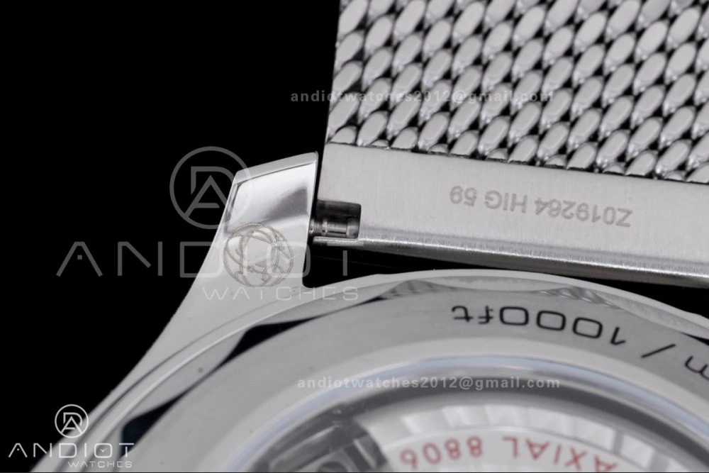 2025 New Seamaster 300 VSF 1:1 Best Edition Black Dial on SS Mesh Bracelet SA TimelessDesign 19