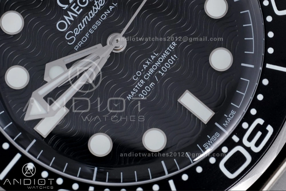 2025 New Seamaster 300 VSF 1:1 Best Edition Black Dial on SS Mesh Bracelet SA TimelessDesign 19