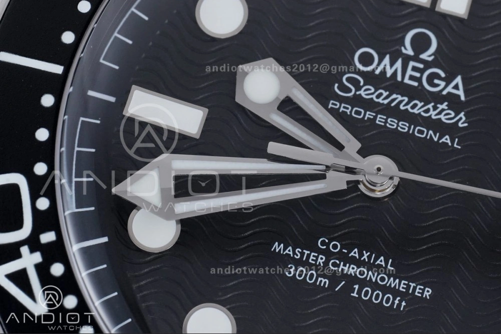 2025 New Seamaster 300 VSF 1:1 Best Edition Black Dial on SS Mesh Bracelet SA TimelessDesign 19