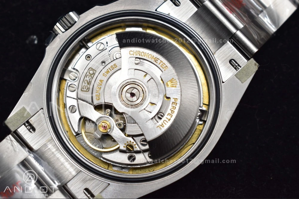 Stretchable Air-King 126900 Clean 1:1 Best Edition 904L Steel Black Dial on SS Bracelet VR 500