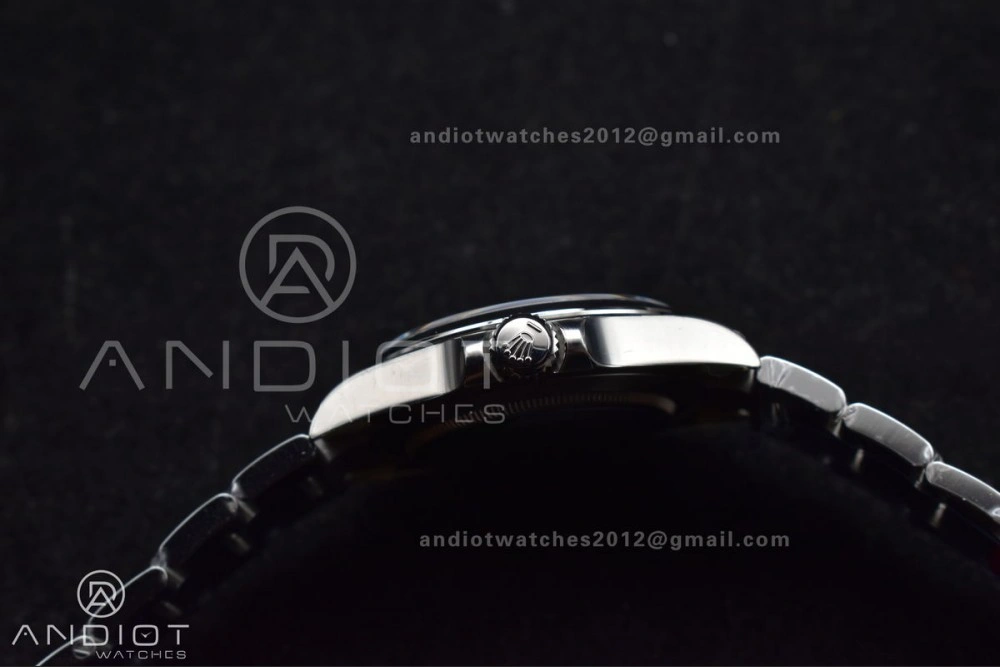 SmoothTexture Air-King 126900 VSF 1:1 Best Edition 904L Steel Black Dial on SS Bracelet VS 509