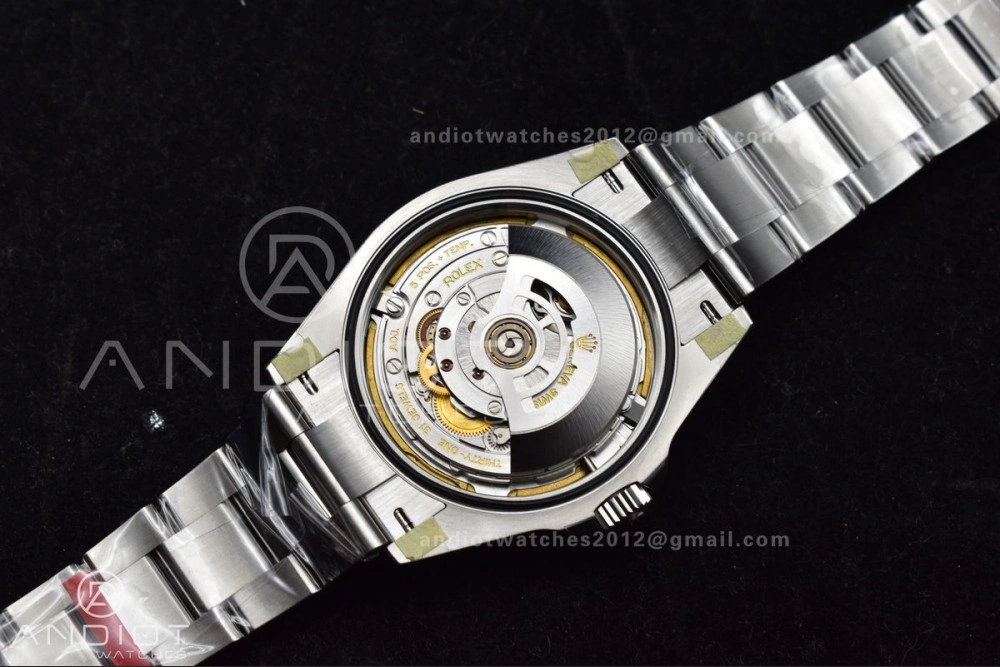 SmoothTexture Air-King 126900 VSF 1:1 Best Edition 904L Steel Black Dial on SS Bracelet VS 509