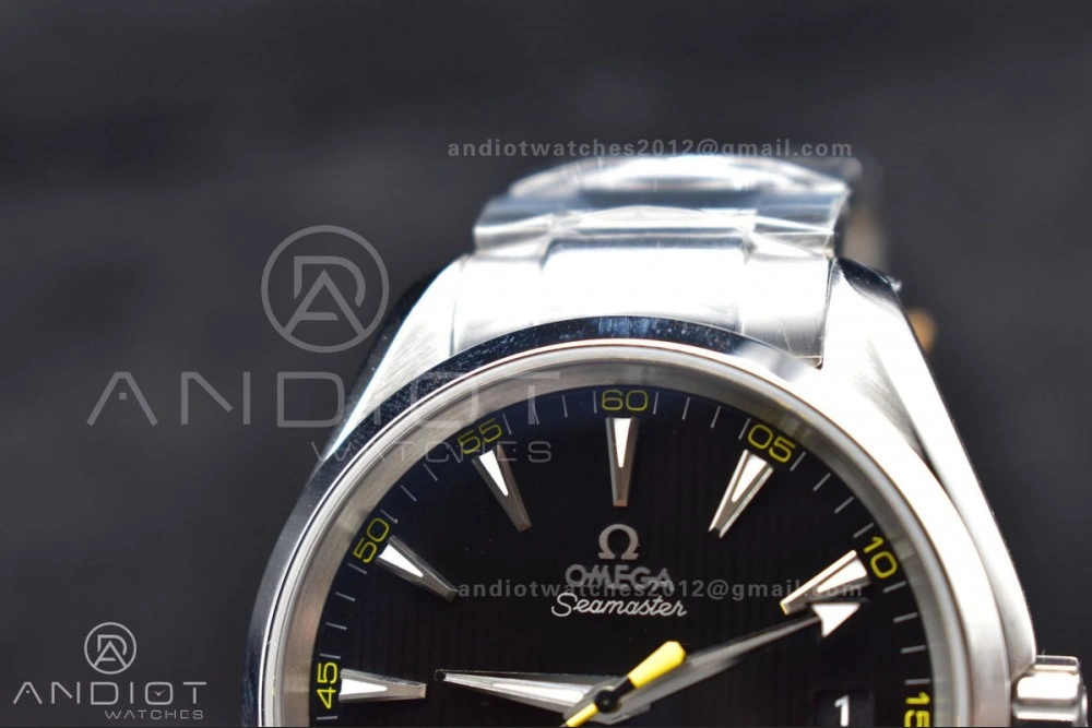 Aqua Terra 150M SS VSF 1:1 Best Edition Black Dial Bumblebee On SS Bracelet A TechFriendly 24