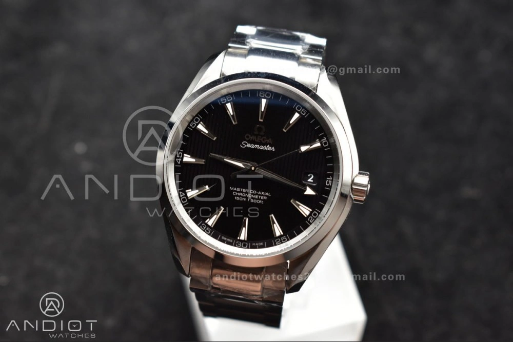StreetReady Aqua Terra 150M SS VSF 1:1 Best Edition Black Vertical Dial On SS Bracelet A 15