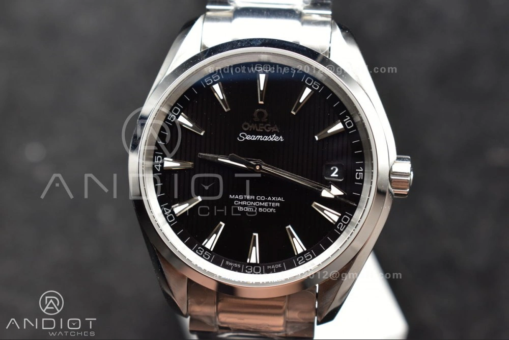 StreetReady Aqua Terra 150M SS VSF 1:1 Best Edition Black Vertical Dial On SS Bracelet A 15
