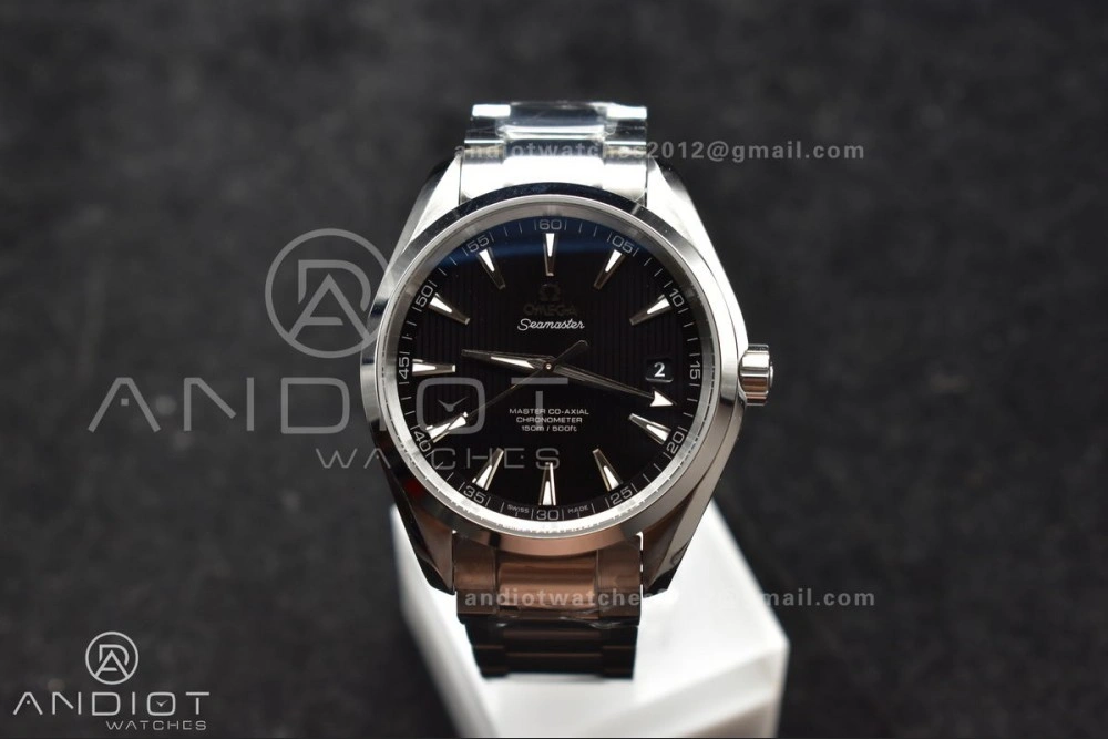 StreetReady Aqua Terra 150M SS VSF 1:1 Best Edition Black Vertical Dial On SS Bracelet A 15