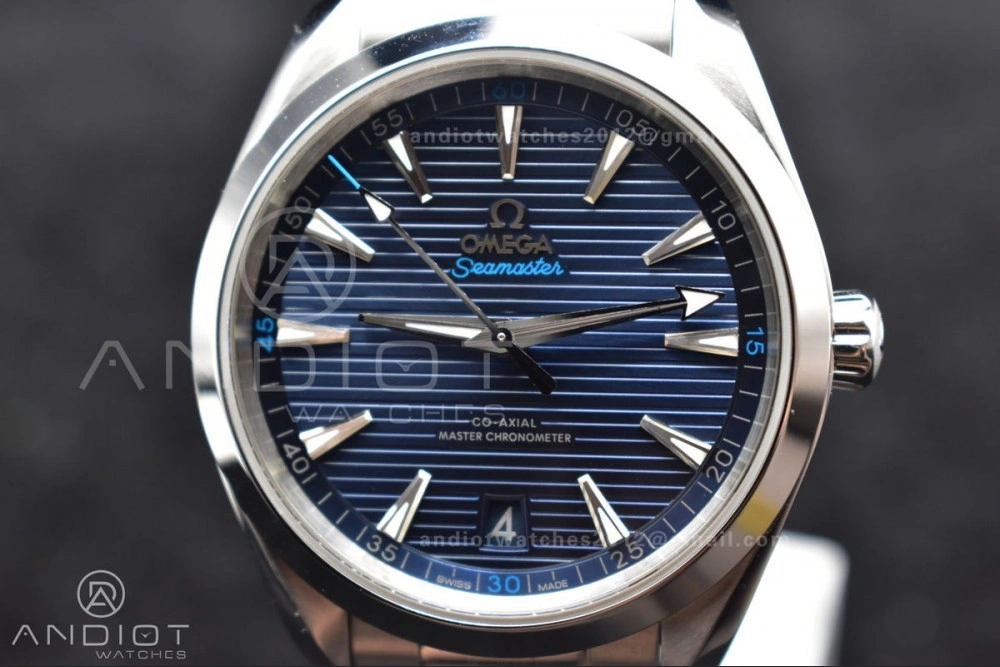 Aqua Terra 150M SS VSF 1:1 Best Edition Blue Dial On SS Bracelet A QuickDry 504