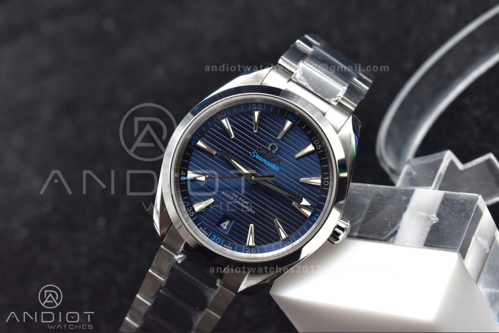 Aqua Terra 150M SS VSF 1:1 Best Edition Blue Dial On SS Bracelet A QuickDry 504