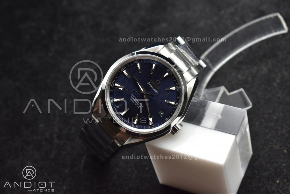 Aqua Terra 150M SS VSF 1:1 Best Edition Blue Vertical Dial On SS Bracelet A Stylish 13