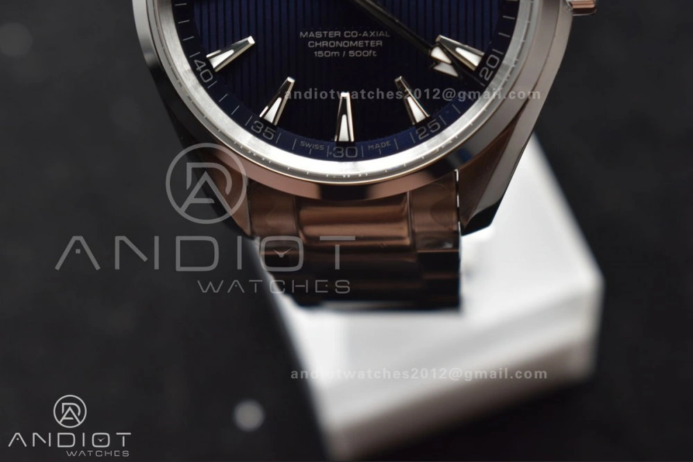 Aqua Terra 150M SS VSF 1:1 Best Edition Blue Vertical Dial On SS Bracelet A Stylish 13