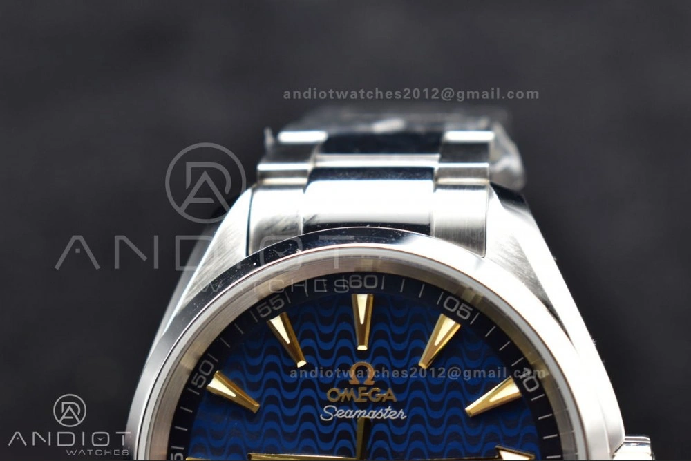 Efficient Aqua Terra 150M SS VSF 1:1 Best Edition Blue Waved Dial On SS Bracelet A 508