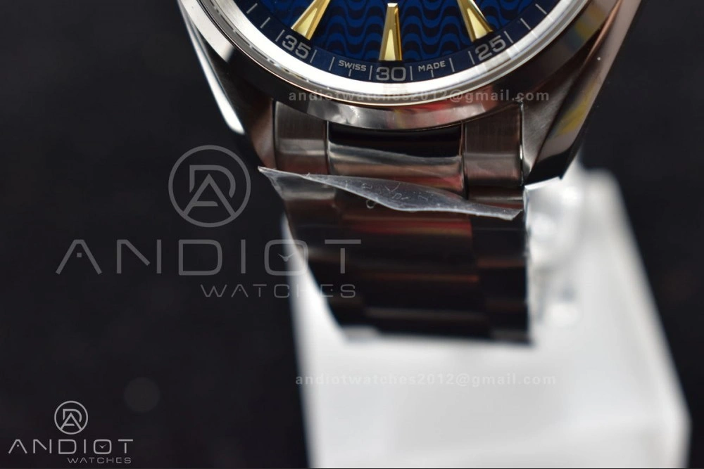 Efficient Aqua Terra 150M SS VSF 1:1 Best Edition Blue Waved Dial On SS Bracelet A 508