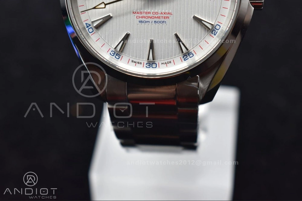 Aqua Terra 150M SS VSF 1:1 Best Edition White Dial On SS Bracelet A Comfortable 16