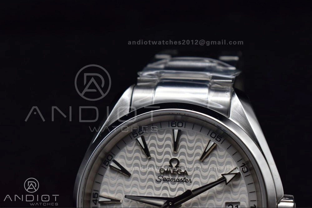 Aqua Terra 150M SS VSF 1:1 Best Edition White Waved Dial On SS Bracelet A FastDry 8