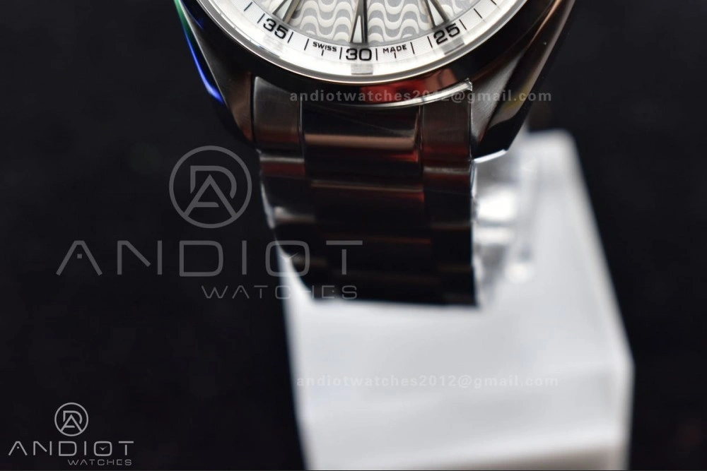 Aqua Terra 150M SS VSF 1:1 Best Edition White Waved Dial On SS Bracelet A FastDry 8