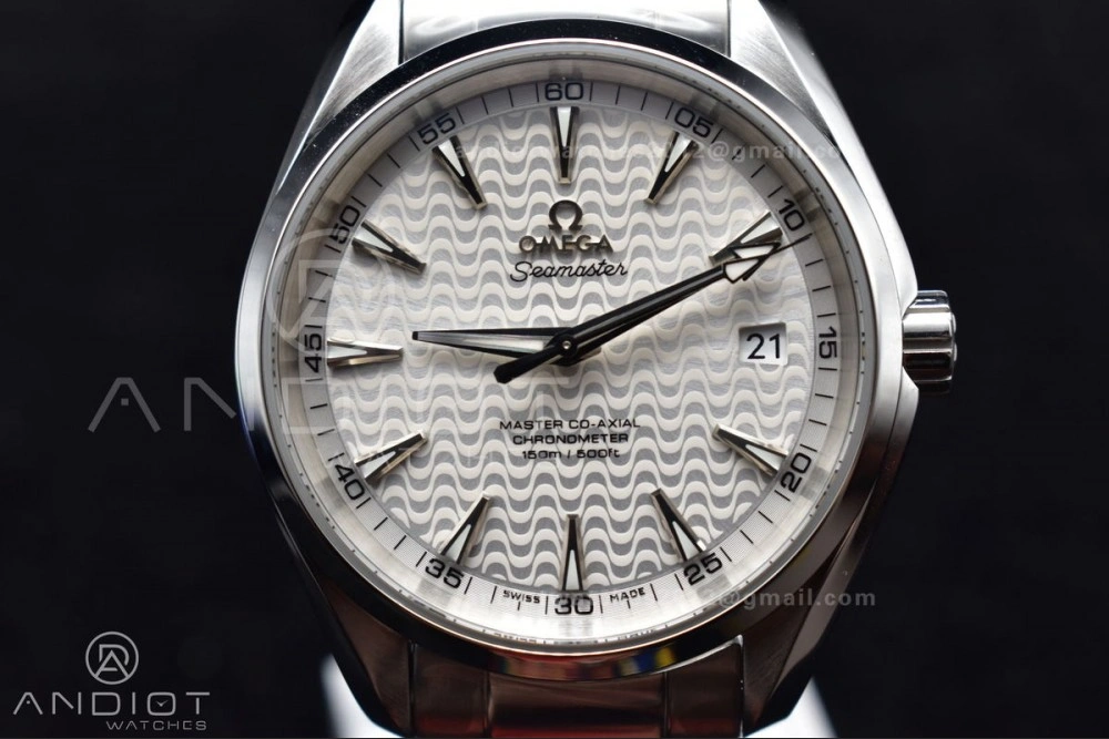 Aqua Terra 150M SS VSF 1:1 Best Edition White Waved Dial On SS Bracelet A FastDry 8