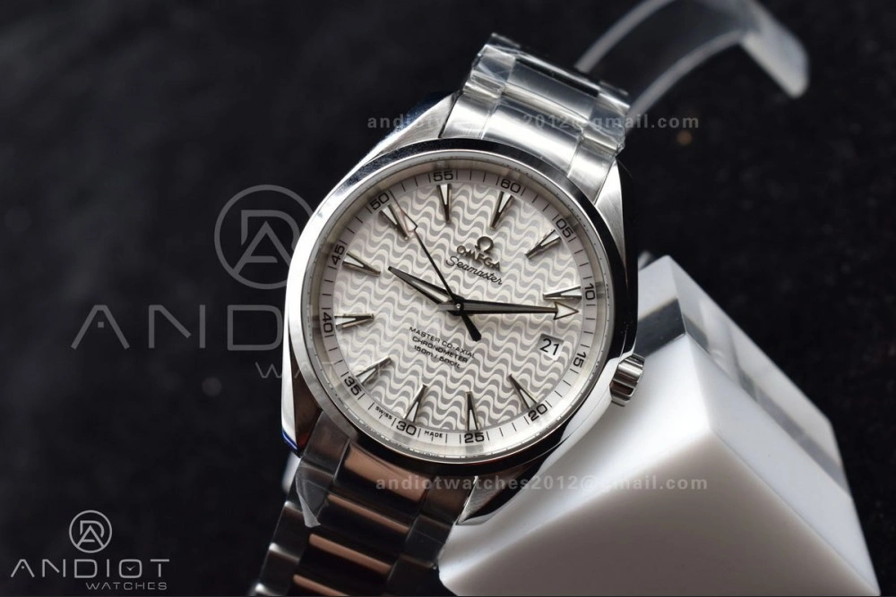 Aqua Terra 150M SS VSF 1:1 Best Edition White Waved Dial On SS Bracelet A FastDry 8