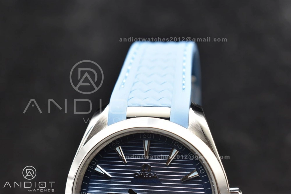 Aqua Terra 41mm VSF 1:1 Best Edition Summer Blue Dial on Blue Rubber Strap A8900 Super Clone Lightweight 515