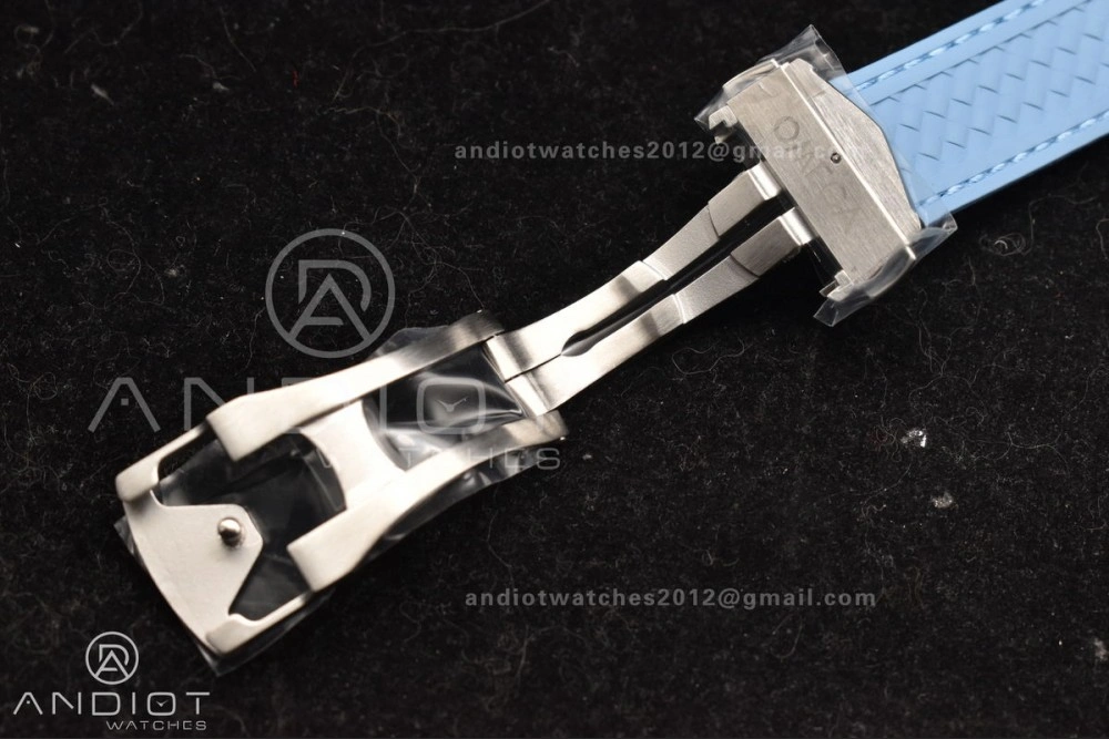 Aqua Terra 41mm VSF 1:1 Best Edition Summer Blue Dial on Blue Rubber Strap A8900 Super Clone Lightweight 515