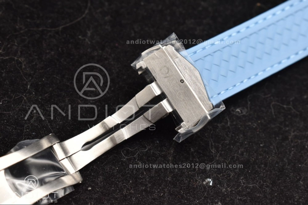 Aqua Terra 41mm VSF 1:1 Best Edition Summer Blue Dial on Blue Rubber Strap A8900 Super Clone Lightweight 515