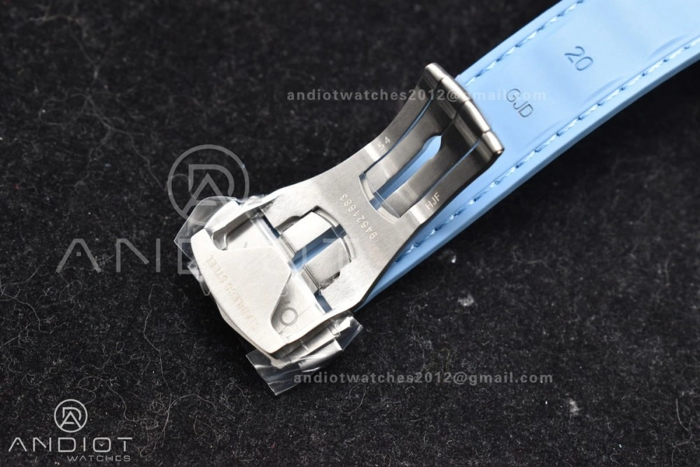 Aqua Terra 41mm VSF 1:1 Best Edition Summer Blue Dial on Blue Rubber Strap A8900 Super Clone Lightweight 515