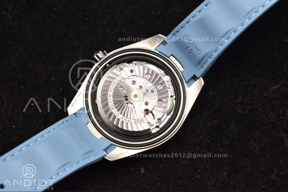 Aqua Terra 41mm VSF 1:1 Best Edition Summer Blue Dial on Blue Rubber Strap A8900 Super Clone Lightweight 515