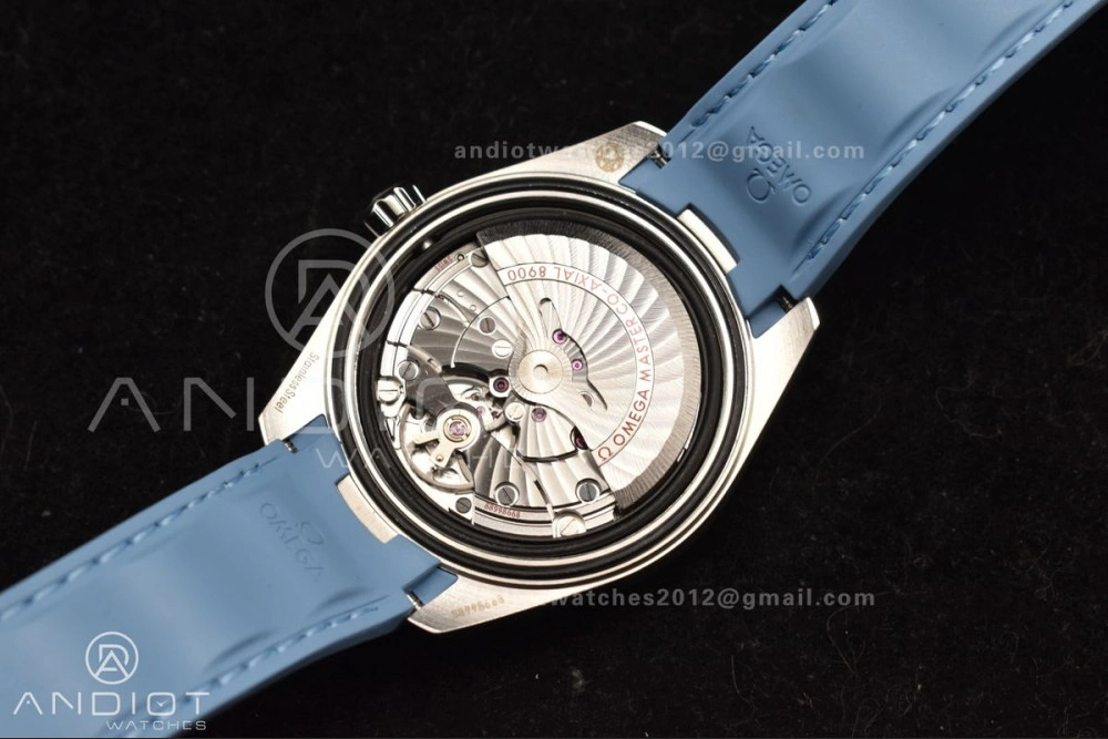 Aqua Terra 41mm VSF 1:1 Best Edition Summer Blue Dial on Blue Rubber Strap A8900 Super Clone Lightweight 515