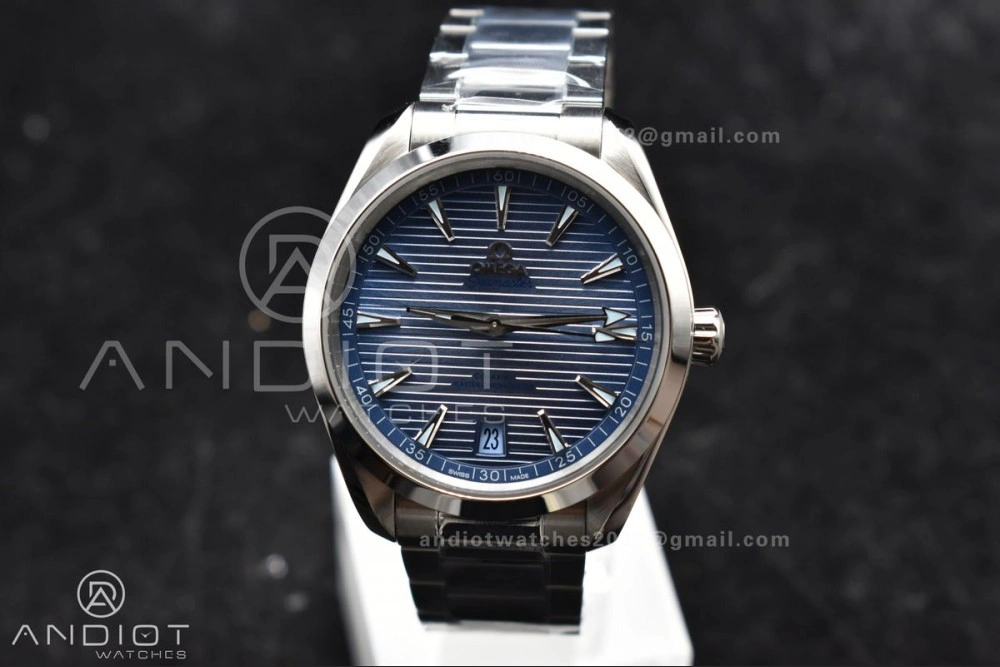 Aqua Terra 41mm VSF 1:1 Best Edition Summer Blue Dial on Stainless Bracelet A8900 Super Clone Sophisticated 12
