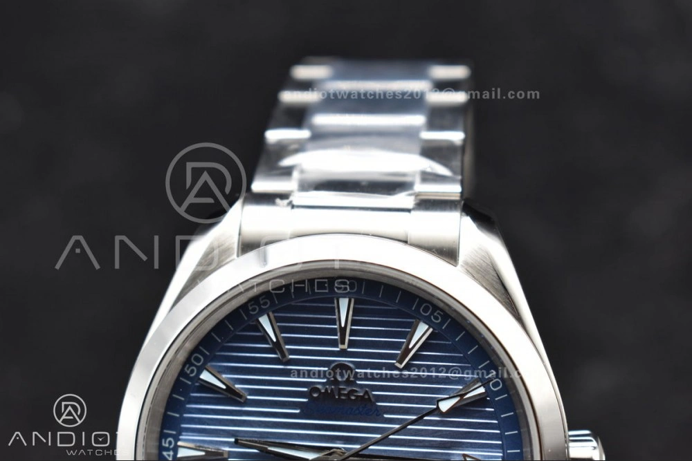 Aqua Terra 41mm VSF 1:1 Best Edition Summer Blue Dial on Stainless Bracelet A8900 Super Clone Sophisticated 12