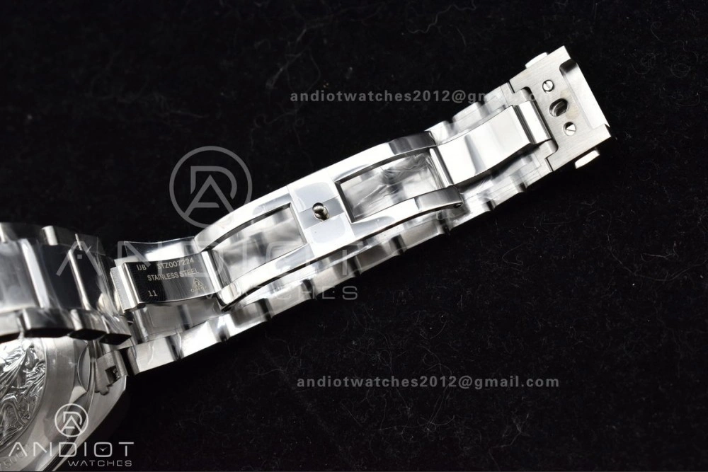 Aqua Terra GMT Worldtimer 43mm VSF 1:1 Best Edition Summer Blue Dial On Stainless Bracelet A8938 Super Clone Vibrant 26